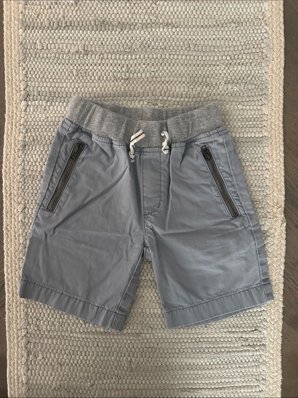 Crewcuts Boys' Light Gray Drawstring Shorts
